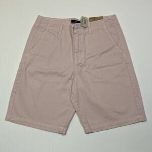 American Eagle Classic Shorts Mens 29 Pink Flat Front 10” Inseam NWT